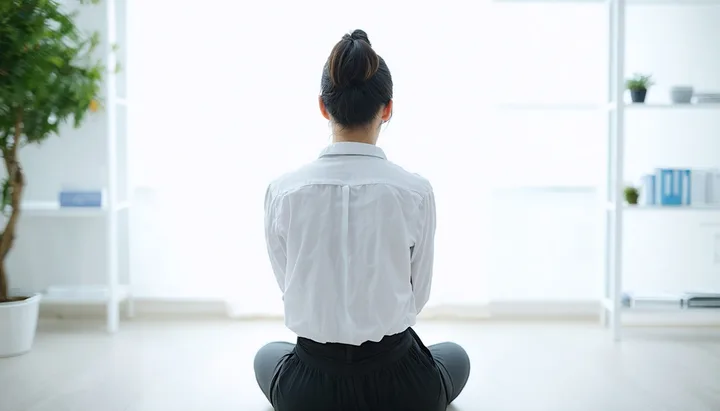 Pessoa sentada em consultório médico durante avaliação psiquiátrica para diagnóstico de transtorno bipolar
